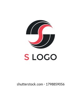 Letter S Circle Logo Vector Stock Vector (Royalty Free) 1798859056 ...