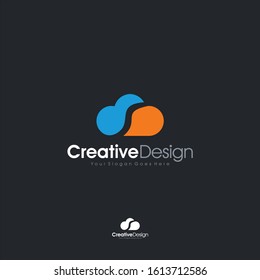 Letter S Cloud logo icon design template elements Logo letter symbol business company vector icon