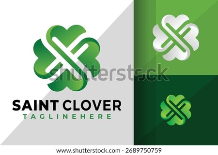 Letter S Clover Logo Icon Vector Design Illustration