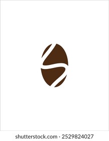 Letter S Coffee Bean Logo Design, Coffee Bean Logo 
