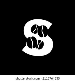 Letter S Coffee Logo Design Template Inspiration, Vector Illustration.