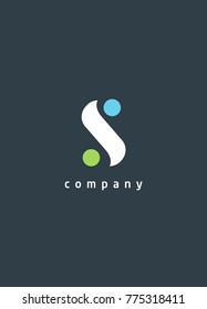 Letter S company logo vector element