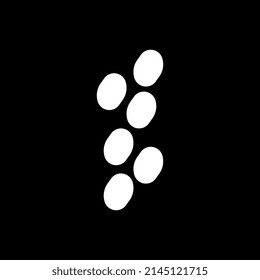 letter s connect dot logo design