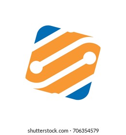 letter s connection logo