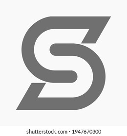 La letra S es fresca, sencilla, futurista y atractiva. Bien por representar el concepto de velocidad. Un logotipo perfecto para cualquier proyecto.