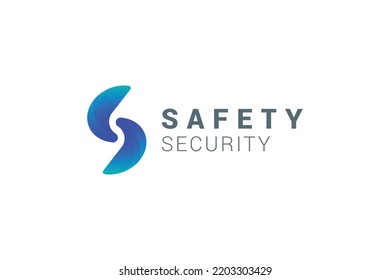 Letter S creative awesome aesthetic modern logo