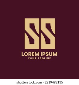 letter S S creative logo design