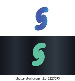 Letter S Creative Unique Modern Vector Logo Design