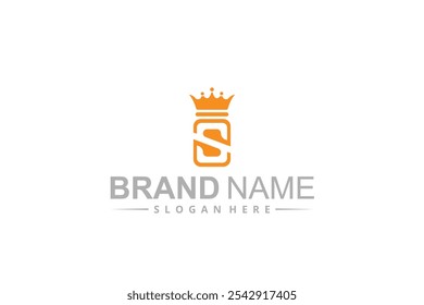 Letter S crown logo design
