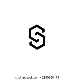 Letter S Cubic Logo Design Stock Vector (Royalty Free) 2150880493 ...