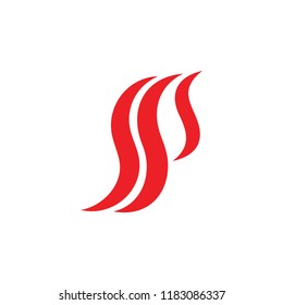 Eagle Logo Vector P Letter Stock Vector (Royalty Free) 1242100036
