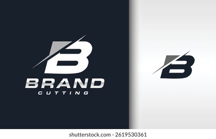 o logotipo de corte da letra S