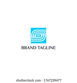 letter s design logo vector icon