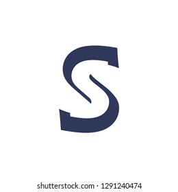 The letter S design is very suitable for logos or vector icons for your work project. Vector EPS 10.