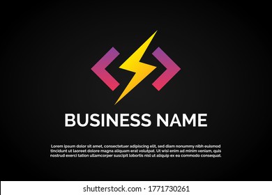 Ilustración del logotipo del código digital de la letra S. Logo de codificación de energía colorida. codificador. vector de icono del logotipo del programador.Letra inicial para el nombre de la empresa, plantilla de logotipo alfabético lista para su uso