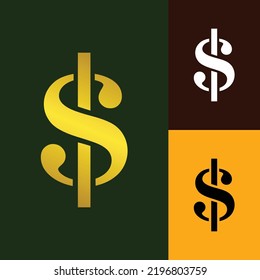 letter s dollar currency symbol