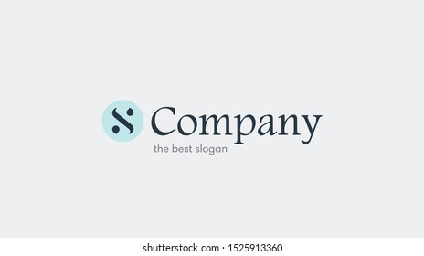 Letter S dollar design vector template. Logotype concept s icon.