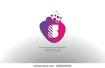 Letter S with Dots and Bubbles. Cleaning Logo Design Template