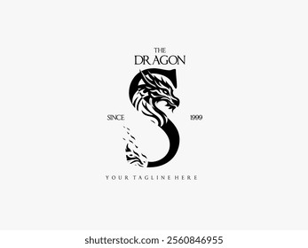 letter S with dragon logo