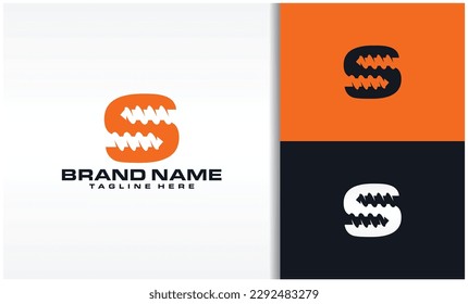 Letter S Drill Logo Vector Design