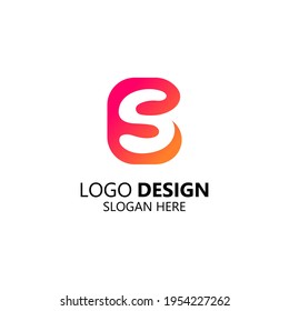 letter S and letter E for business logo design