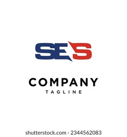 
Letter S E S electric logo icon vector template.eps