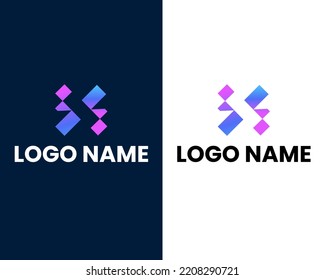 letter s and e modern logo design template