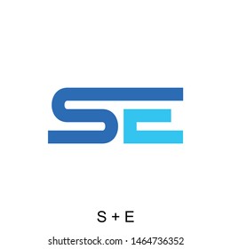 letter S and E ready to use