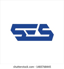 Letter S E S. Vector Icon and Logo.