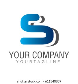 Letter S element logo template design