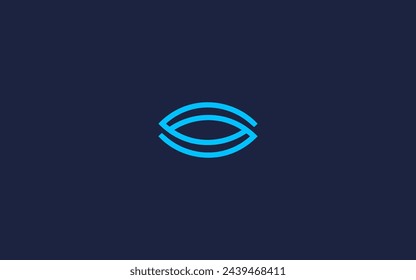 letter s with eyes logo icon design vector design template inspiration