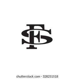 Letter S And F Monogram Logo