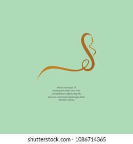 letter S face logo