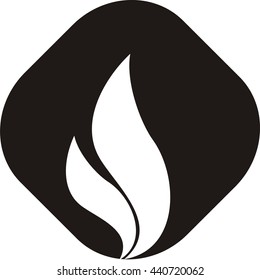 letter s fire logo design