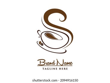 Letter S Food Logo Design Template