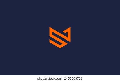 letter s with fox logo icon design vector design template inspiration