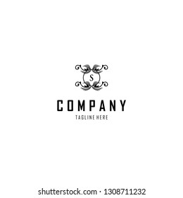 Letter S Frame Elegance Luxury Abstract Decoration Business Logo