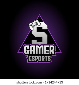 Letter S Game Logo Esport Gaming