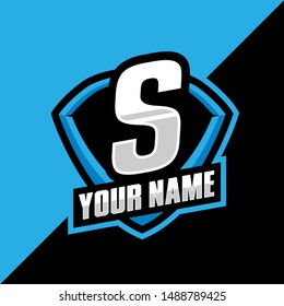 Letter S Gaming Logo Design Template Inspiration
