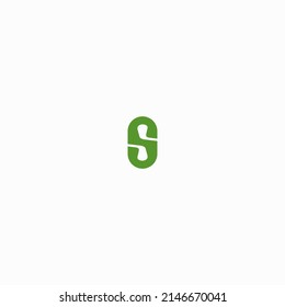 letter S golf vector illustration