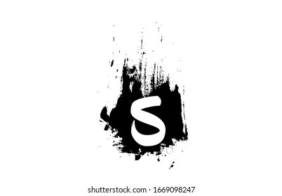 Letter S Grunge Alphabet Letter Logo Stock Vector (Royalty Free ...