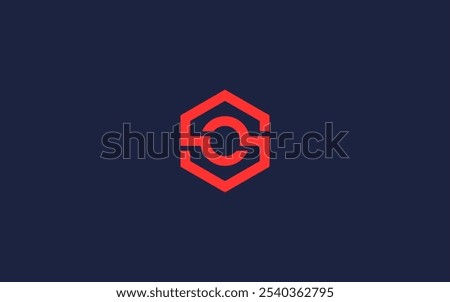 Letter s hexagon logo icon design vector design template inspiration