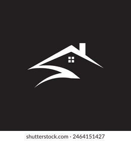 letter S house logo design business.