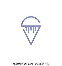letter s ice cream logo design