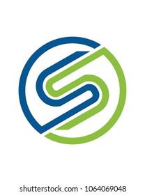 Letter s icon template