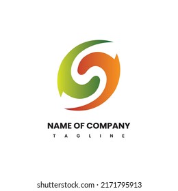Letter S illustration logo for brand identity, Letter S unique and branded logo templet for company