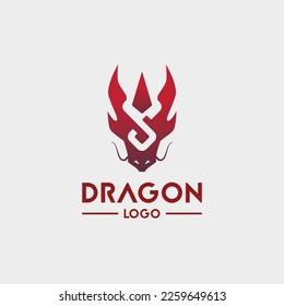 Letter S Infinity Dragon Logo