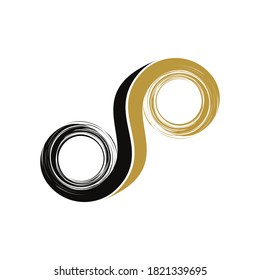 letter S infinity logo design for company