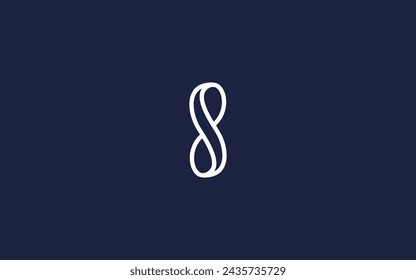 letra s con infinity logo icono diseño vector plantilla de diseño inspiración