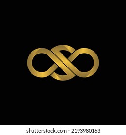 Letter S Infinity Luxury Modern Logo Stock Vector (Royalty Free ...